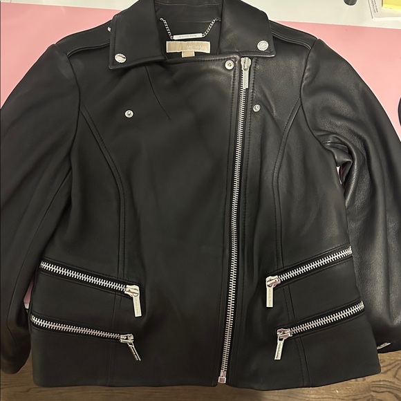 Michael, Michael Kors Black Genuine Lamb Leather Jacket - Like New! - Picture 13 of 13